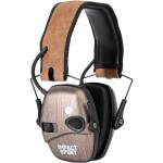 Howard Leight Impact Sport Bluetooth Earmuff Brushed Bronze Brown Band 21dB