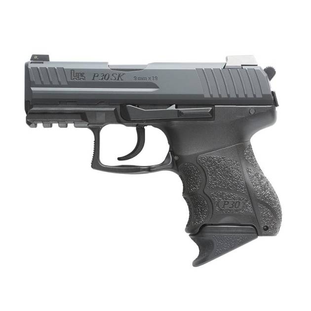 H&K P30SK V3 Handgun 9mm Luger 10rd Magazines(2) 3.27" Barrel Rear Decocking Button