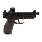 H&K VP9A1 F Tactical w/Vortex Defender CCW Handgun 9mm Luger 15rd Magazines(2) 5.1" Barrel