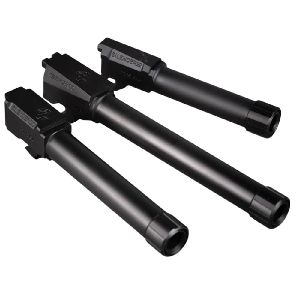 SilencerCo Threaded Barrel for Glock 26 9mm Luger 1/2x28 3.9" Black