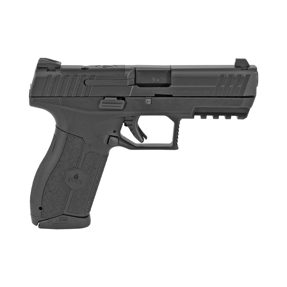 IWI MASADA Pistol 9mm Luger 10/rd Magazines (2) 4.1" Barrel Black 3-Dot Sight Optics Ready
