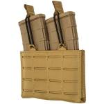 TacShield RZR Molle Double Rifle Magazine Pouch Coyote Brown