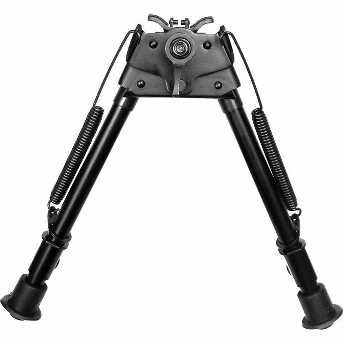 TacShield Heavy Duty Bi-pod Pivot Adjustable 9"-13" Matte Black