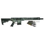 Great Lakes AR-10 Rifle .308 Win 10rd Magazine 16" Barrel Lichen Grey with 5 OTF 3-1/2" Blade Knives