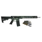 Great Lakes AR-15 Rifle .223 Wylde 30rd Magazine 16" Barrel Lichen Grey with 5 OTF 3-1/2" Blade Knives