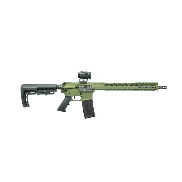 Black Rain Ordnance BRO Spec 15 w/Zerotech Trace Red Dot Rifle 5.56mm 30rd Magazine(1) 16" Barrel Bullfrog Finish