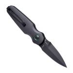 Hogue Ballista II Automatic Folder Knife 2-3/5 Spear Point Blade Solid Black