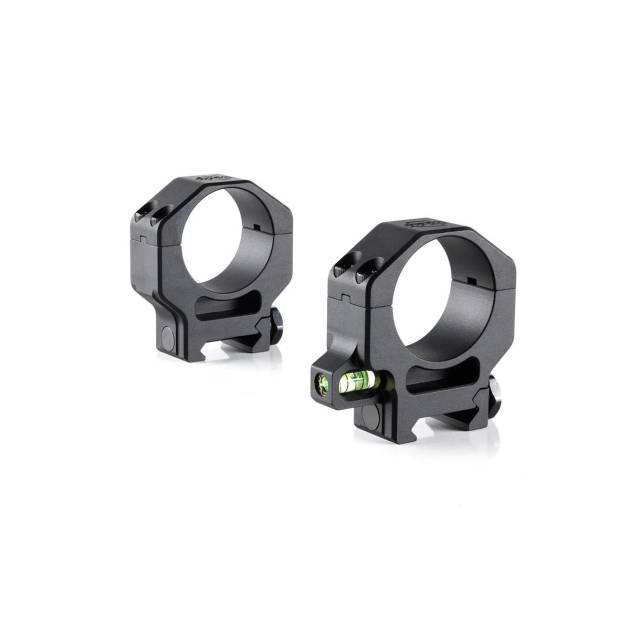 RPM Precision 30mm High (1.25'') Scope Rings with Co-Linear Bubble Level