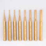 Grace USA Gun Care Brass Pin Punch Set