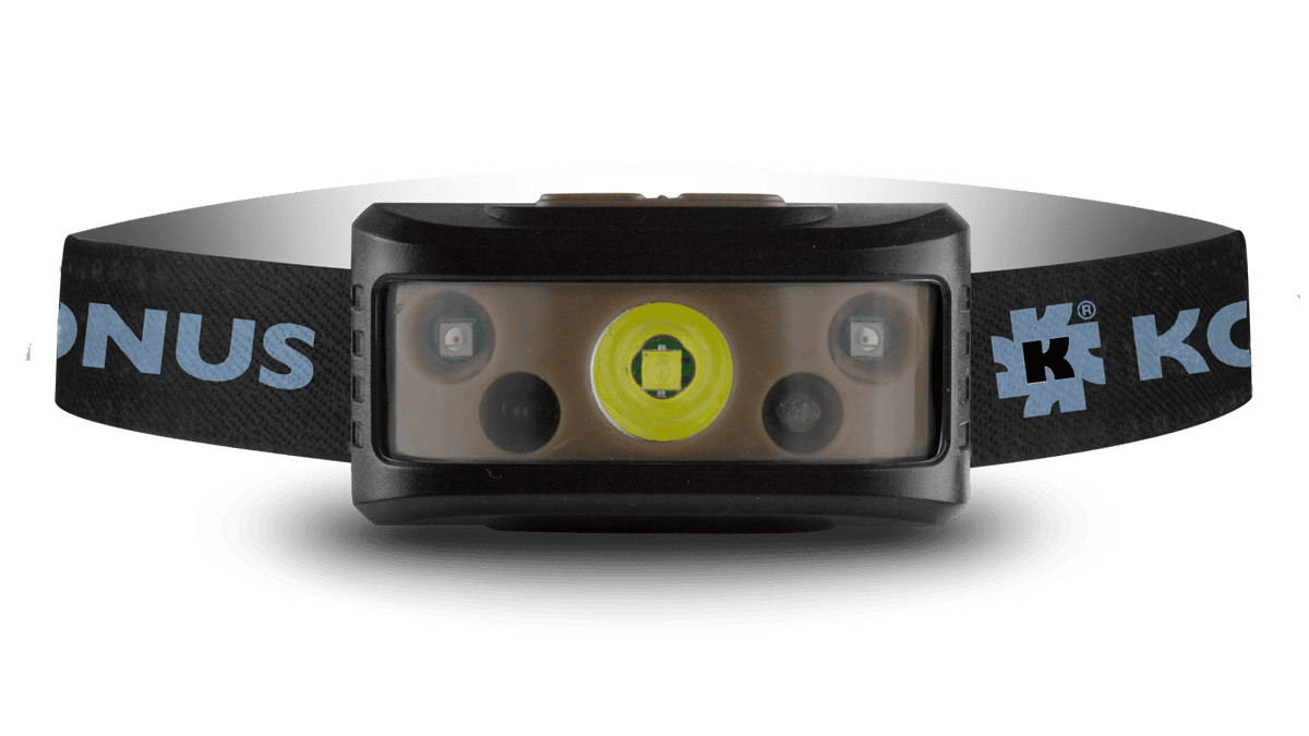 Konus Konusflash-7 Rechargeable Headlamp 236 lumens 4 modes w Hand Motion Sensor