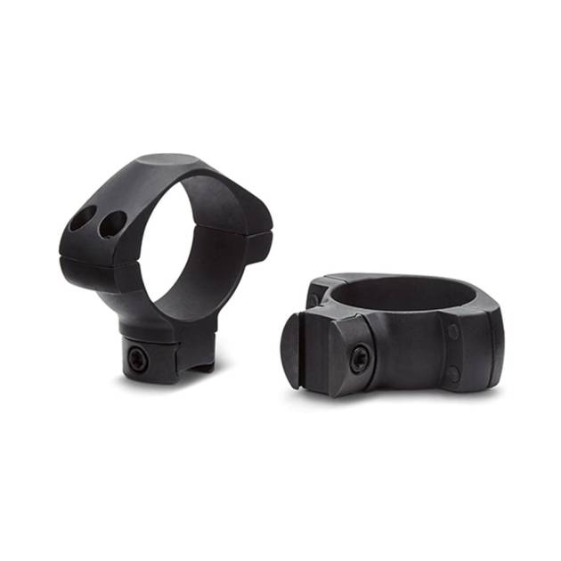 Konus 2-Piece Steel Riflescope Rings for Airguns & .22 Rails 30mm Low Black