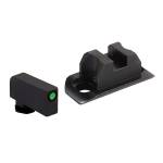 Ameriglo Optic Compatible Sight Set for Glock 43X/48 A-Cut Green with Black .240" Front Black Rear