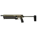 Kel-Tec KP50 Pistol 5.7x28mm 50rd Magazines(2) 9.6" Threaded Barrel Brace Tan Jungle Clip