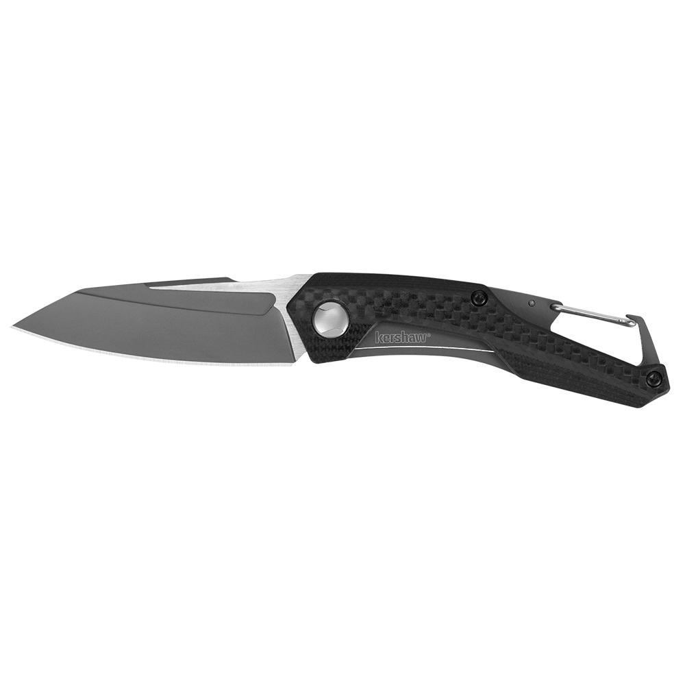 Kershaw Reverb Folding Knife 2-1/2" Drop Point Blade Black