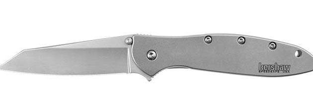 Kershaw Random Leek Reverse Tanto Assisted Folding Knife (3" Bead Blast)