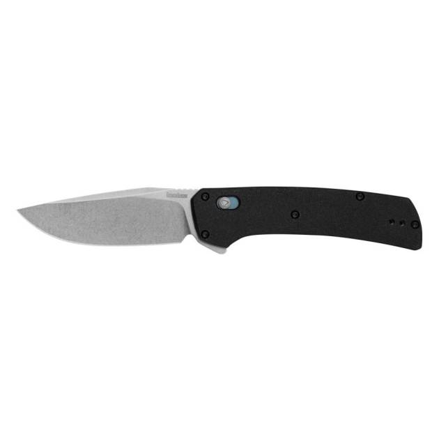 Kershaw Layup Folding Knife 3-2/5" Drop Point Blade Black