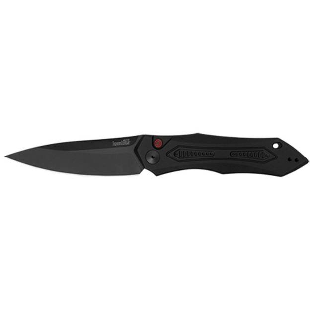 Kershaw Launch 6 Automatic Knife 3-3/4" Drop Point Blade Black