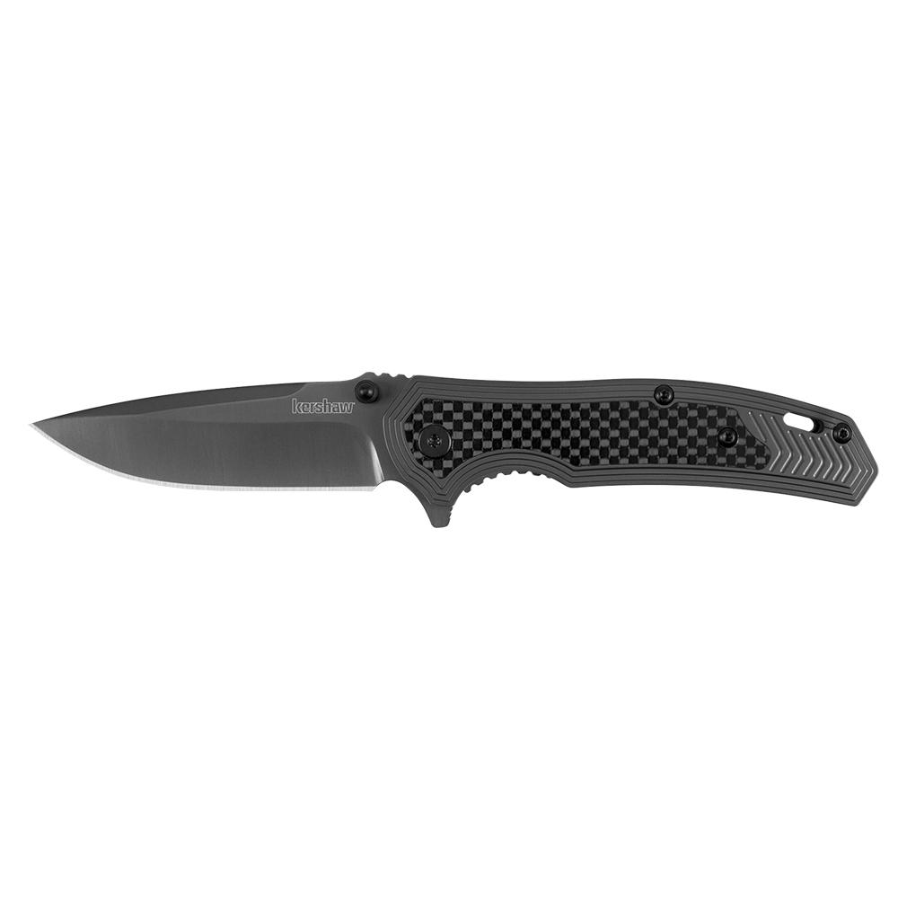 Kershaw Fringe A/O Frame Lock Knife 3" Drop Point Blade Grey