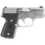 Kahr Arms MK9 Elite Handgun 9mm Luger 6rd (2) & 7rd (1) Magazines 3" Barrel Silver wil Black Checkered Grip CA Compliant