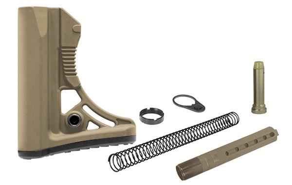 Leapers UTG PRO Model 4 Ops Ready S3 Mil-spec Stock Kit - Flat Dark Earth