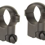 Leupold 2-Piece Solid Steel Ringmounts - Ruger M77 1" Super High Matte Black