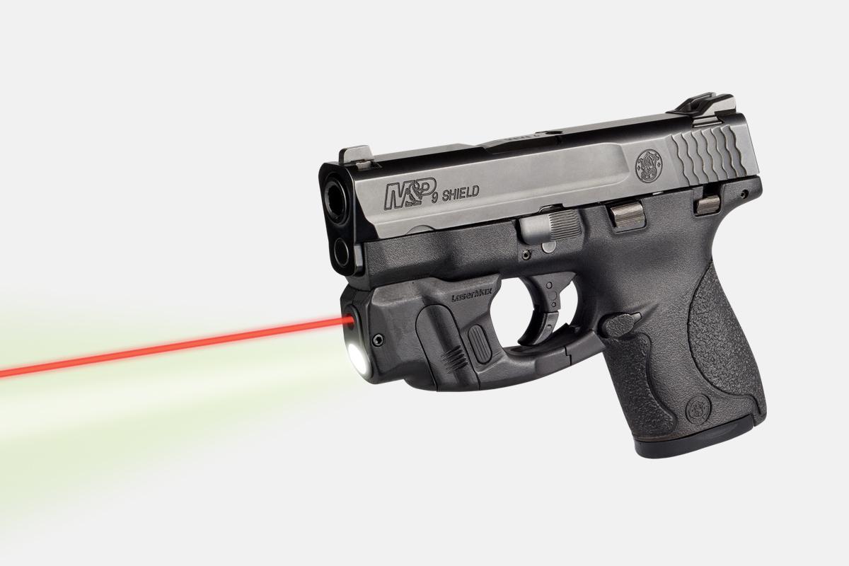 LaserMax CenterFire Light & Laser w/GripSense for S&W Shield 9mm .40 cal Red