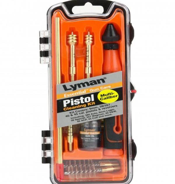 Lyman Essential Pistol Cleaning Kit 9mm 40cal & 45ACP
