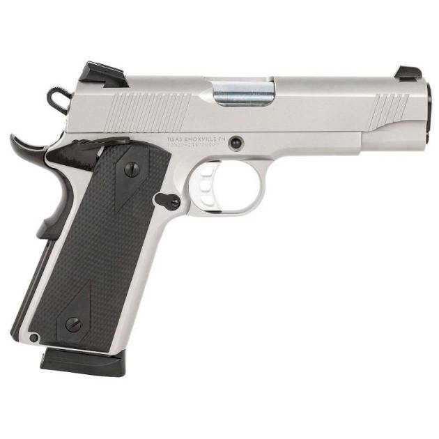 Tisas 1911 Carry SS45 Handgun .45 Auto 8rd Magazine(2) 4.25'' Barrel Stainless Steel