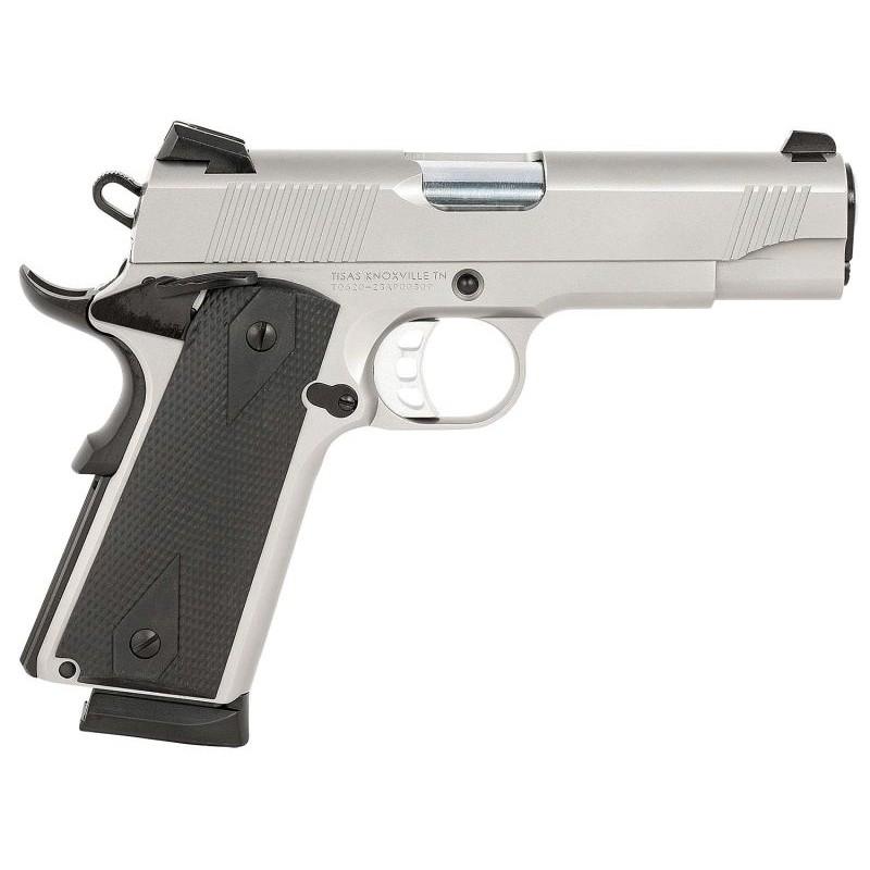 Tisas 1911 Carry SS45 Handgun .45 Auto 8rd Magazine(2) 4.25'' Barrel Stainless Steel