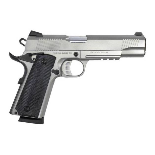 Tisas 1911 Duty SS45R Handgun .45 ACP 8rd Magazine 5" Barrel Stainless Steel w/Rail