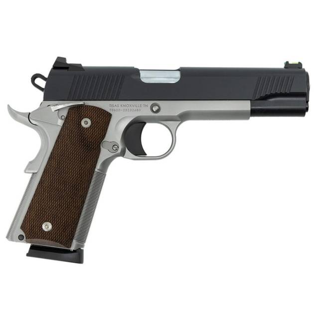 Tisas 1911 Duty Enhanced Two-Tone Handgun .45 Auto 8rd Magazines(2) 5" Barrel SS Frame