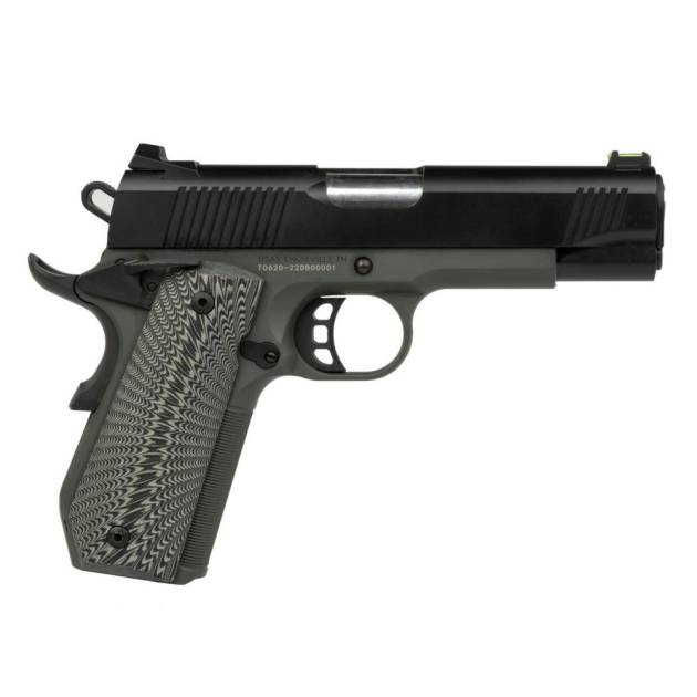 Tisas 1911 Yukon Carry C10 Handgun 10mm Auto 10rd Magazines(2) 4.25" Barrel Grey Frame/Black Slide Ed Brown Bobtail