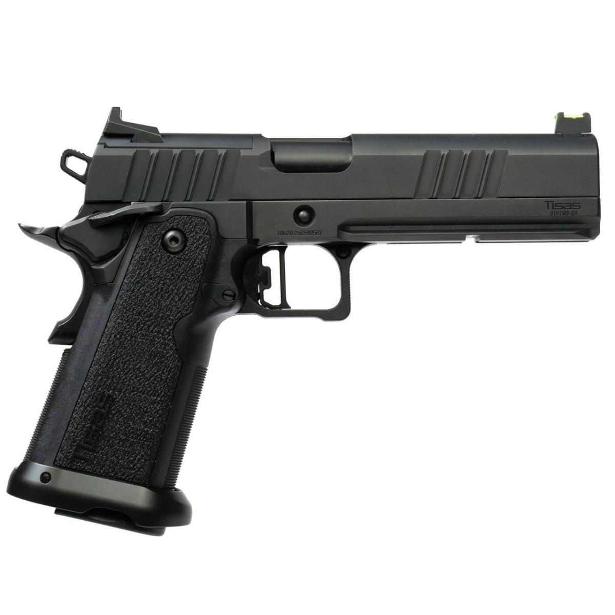 Tisas Duty 9 Double Stack Handgun 9mm Luger 17rd Magazines(2) Full Frame 5'' Barrel QPQ Finish