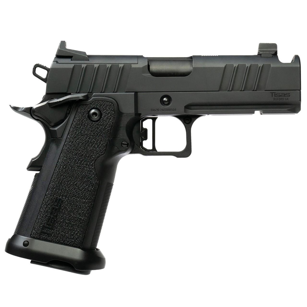 Tisas 1911 Carry DS Comp Handgun 9mm Luger 17rd Magazines(2) 4.25'' Barrel QPQ Finish
