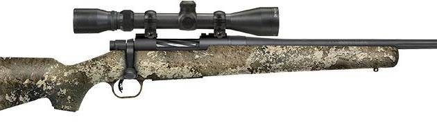 Mossberg Patriot Super Bantam 6.5 Creedmoor Rifle 5rd Magazine 20" Barrel Camo Scoped Combo