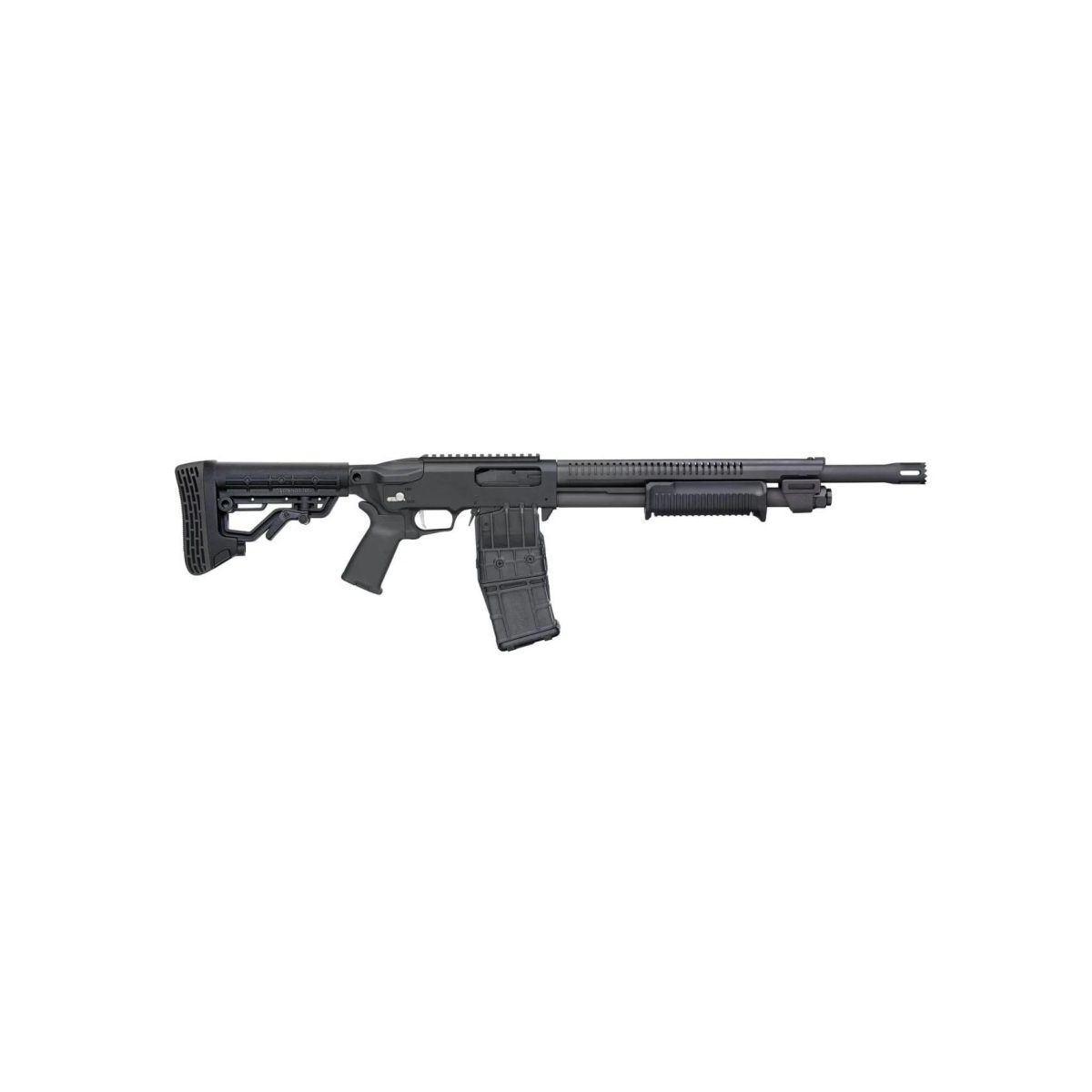 Mossberg 590RM Mag Feed Stand-Off Shotgun 12ga 10rd Magazine 18.5" Barrel AR-Style Rotary Safety