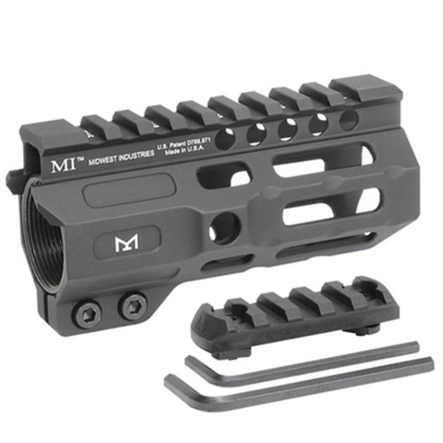 Midwest Industries One Piece Combat Rail Free Float Handguard 4.5" M-LOK