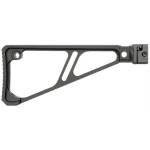 Midwest Industries Picatinny Side Folding Fixed Extruded Stock Black