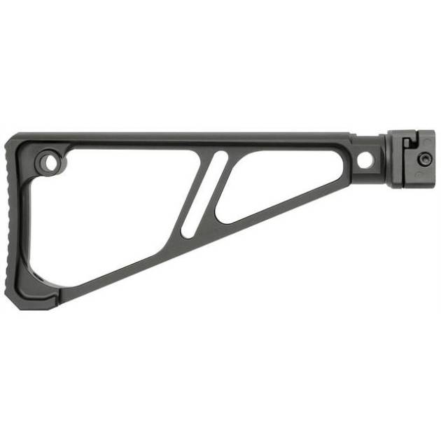 Midwest Industries Picatinny Side Folding Fixed Extruded Stock Black
