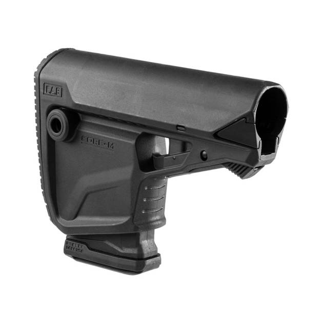 FAB Defense GL CORE M M4 Survival Buttstock with Built-in Mag Carrier Black