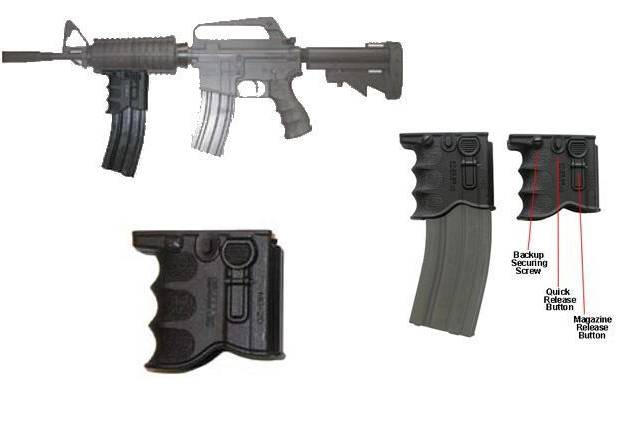 Mako Group AR-15 Quick Release Front Grip Magazine Adapter