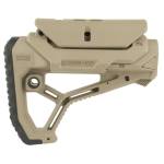 Fab Defense GL-CORE CP Buttstock with Adjustable Cheek-Rest for Milspec and Commercial Tubes FDE