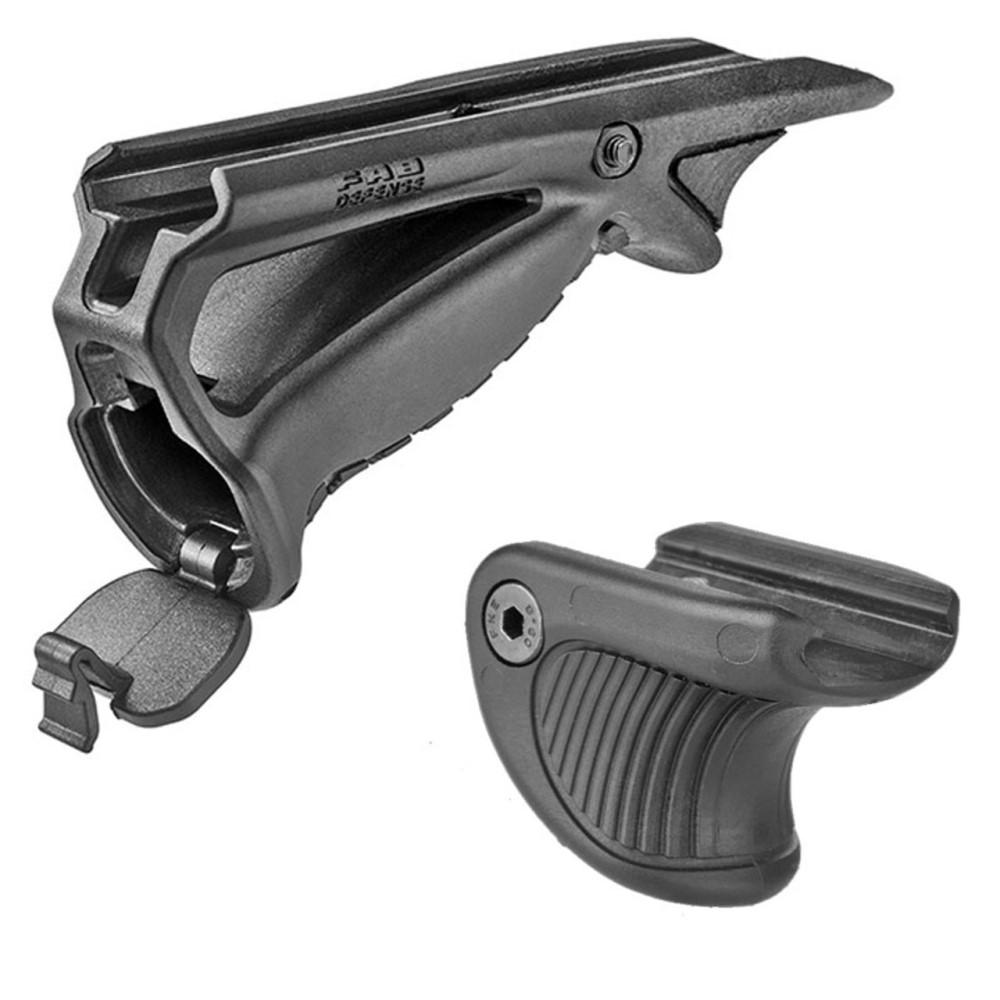 Fab Defense Ergonomic Pointing Grip Combo Pack Black