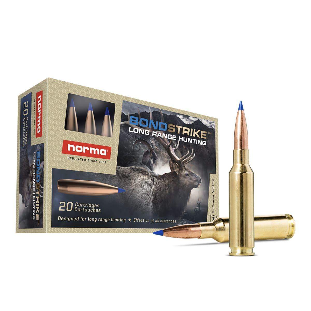 Norma Bondstrike Rifle Ammunition 6mm Creedmoor 105gr 3050 fps 20/ct