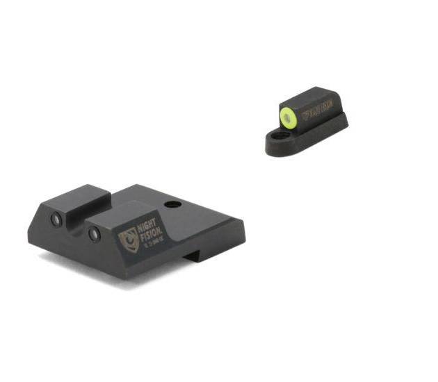 Perfect Dot NS Setw/Yellow Front + U Blk Rear for CZ-USA P-07 & P-09