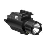 TACTICAL GREEN LASER SIGHT & 3W 150 LUMEN LED FLASHLIGHT W/WEAVER QR