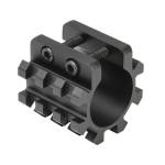 NcStar 12 ga Shotgun Tri-Rail Weaver Style Mount for 1" Mag Tube