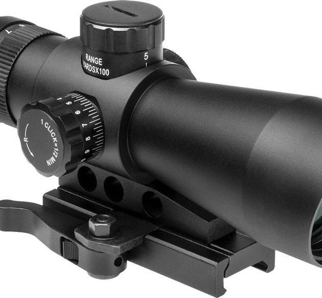 NcStar Mark III Tactical Gen II 3-9x42mm P4 Sniper Rifle Scope - Black Anodized