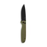 Outdoor Edge Dirk Folding Knife 3-1/4" Drop Point Blade Green