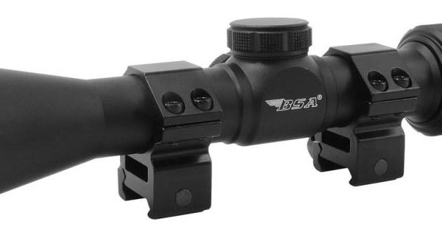BSA Optix Rifle Scope 3-9x Mag. 40mm Obj BDC-8 Reticle